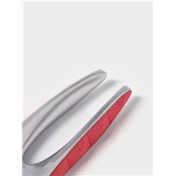 Орехокол Доляна Redline, 4.2×1.7×15.5 см, нержавеющая сталь, красный