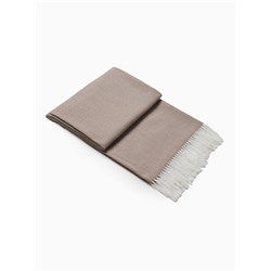 Плед «Милан» 150×200 см, рап.2, белый/бежевый