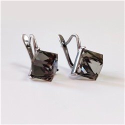 Серьги "Кубик" 8 мм