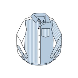 Рубашка текстильная для мальчиков (regular fit)