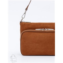 Сумка женская кожаная 8200PEF brown Polina&Eiterou  в Новосибирске