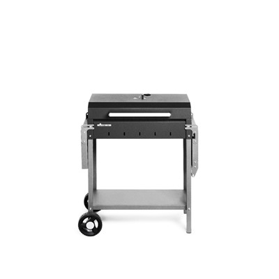 Мангал MAH 203, 128.5×52×90.1 см, 2 мм, колеса, боковые полки, крышка