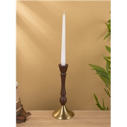 Подсвечник на 1 свечу «Шоколад», 10.5×10.5×25 см