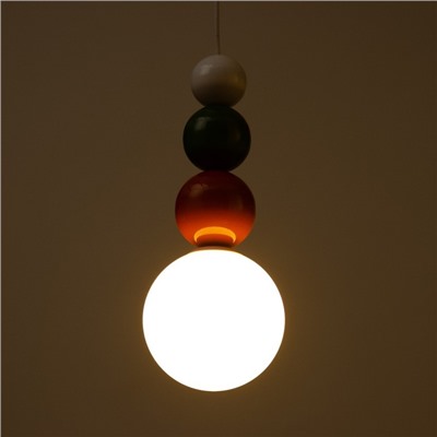 Светильник «Луиджи» LED 7 Вт 3000-6000К белый-зеленый-красный 12×12×28-128 см