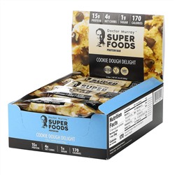 Dr. Murray's, Superfoods Protein Bars, Cookie Dough Delight, 12 Bars, 2.05 oz (58 g) Each