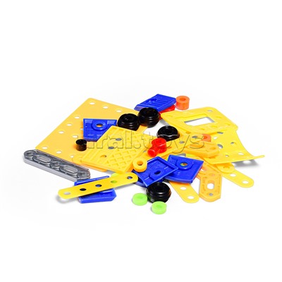 Конструктор металлический "Грузовик" с ковшом (299 дет.) в коробке