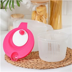 Сушилка для зелени с мерным кувшином, пластик, 21×16.7×16.5 см, МИКС