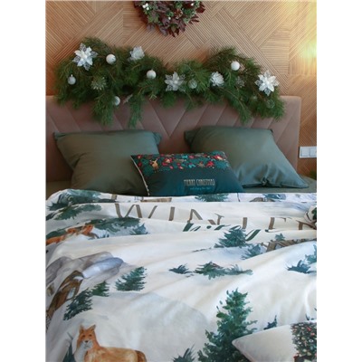 Постельное бельё 1.5-спальное «Этель» Winter village, бязь