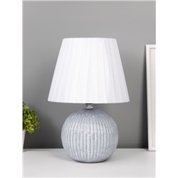 Настольная лампа «Крейс» E27 40 Вт серо-голубой 22×22×32 см RISALUX