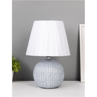 Настольная лампа «Крейс» E27 40 Вт серо-голубой 22×22×32 см RISALUX