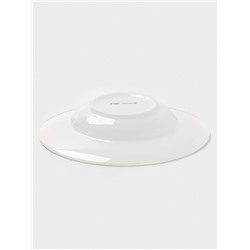 Тарелка для пасты Доляна White Label, 220 мл, d=23 см, фарфор, белая
