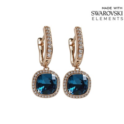Серьги с кристаллами Swarovski