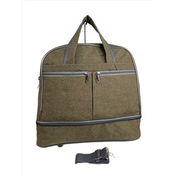 Дорожная сумка из текстиля, цвет хаки