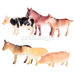 Набор животных "Домашние животные" 6 шт.
