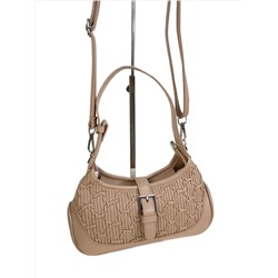 Женская сумка из искусственной кожи, цвет бежевый