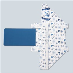 Коробка подарочная новогодняя складная «Новогодний бант», 21×15×5 см