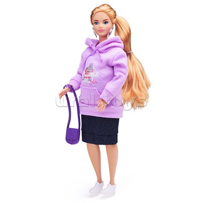 Кукла 29 см София plus size беременная тройней, руки и ноги сгиб, акс, кор