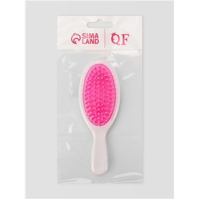 Расчёска - мини массажная, 4.5×13 см, МИКС