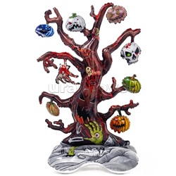 Шар 3D (51''/130 см) Фигура на подставке, Дерево на Хэллоуин, 1 шт. в уп.