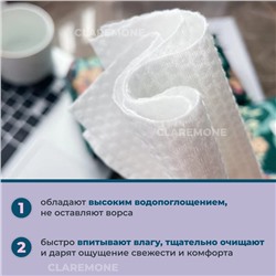 Тряпки одноразовые плотные, 100 шт, 20*20 см