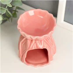 Аромалампа для эфирных масел «Кора», керамика, 8.7×7.8×7.8 см, МИКС