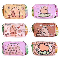 Сумочка детская "Дружные капибары" 19*14*6 см.