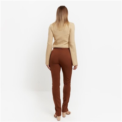 Брюки женские Mark Formelle, цвет шоколадный, размер 48