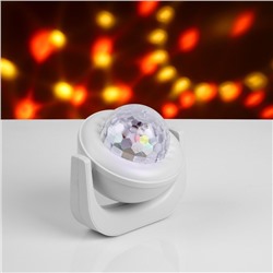 Световой прибор «Караоке» 20 см, динамик, микрофон, 5 В, свечение RGB