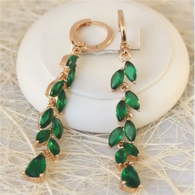 Серьги позолота  H01-6174