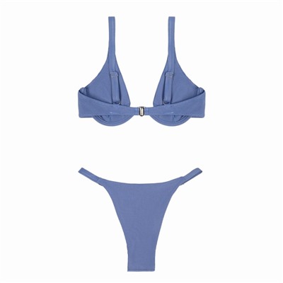 Купальник женский раздельный MINAKU цвет синий, размер 46