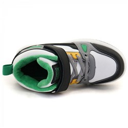 A7778-7 бел/цветн Ботинки деми для мальчиков (31-36)/8