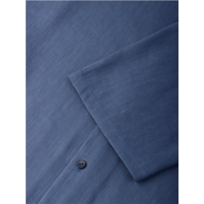 Рубашка мужская с коротким рукавом MIST, размер 54, синяя