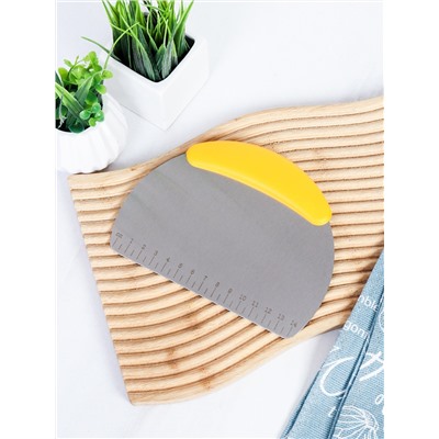 Шпатель нож для теста 15 см металл / GR-538 /уп 200/ 0,09