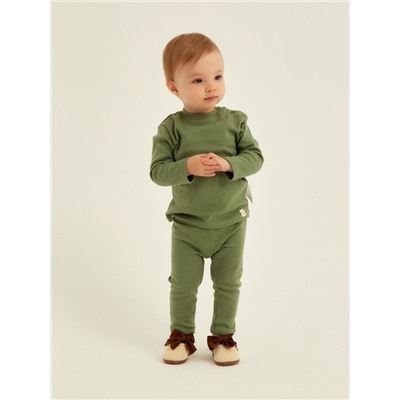 Легинсы SL HOME, рост 62-68 см, оливковые