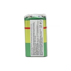 Батарейка солевая GP Greencell Extra Heavy Duty, 6F22-1S, 9 В, крона, спайка, 1 шт.