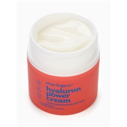 Крем для лица увлажняющий Hyaluron power cream, 45 мл, Miss Organic
