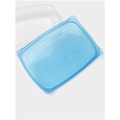 Набор контейнеров для хранения еды Darel plastic «Трио», 3 шт., 700 мл, пластик, прозрачный, крышка МИКС