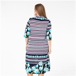 Платье, текстиль, бирюзовый