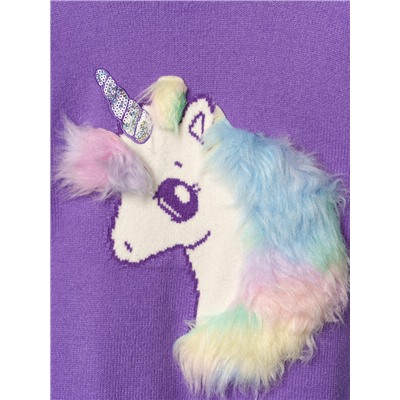 Свитер трикотажный для девочек