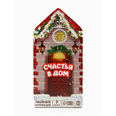 Чай новогодний подарочный «Пусть новый год будет роскошным» 28 шт.×1.8 г