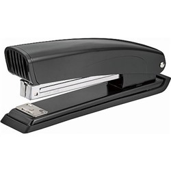 Степлер 24/6, 26/6 на 20 листов "055C6BLACK" на 210 скоб, черный, встр.антистеплер (1954931) KW-Trio