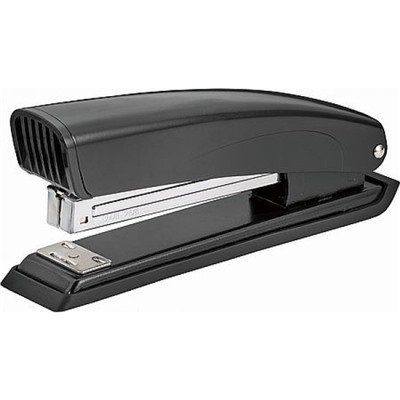 Степлер 24/6, 26/6 на 20 листов "055C6BLACK" на 210 скоб, черный, встр.антистеплер (1954931) KW-Trio