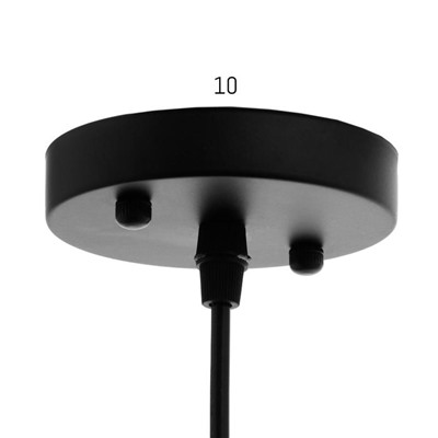 Светильник BayerLux 88327/1 E27 40 Вт черный 26×26×23-123 см