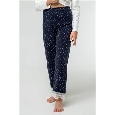 костюм домашний 25-02 (Белый/синий)