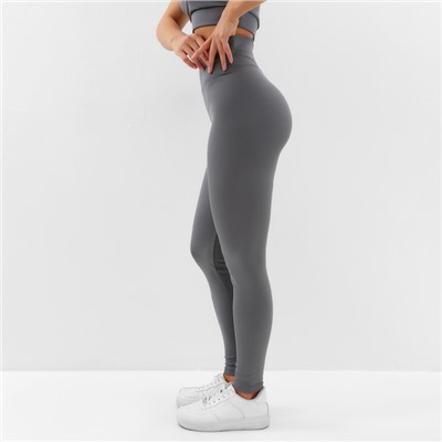 Легинсы спортивные женские MINAKU, графит, размер 42