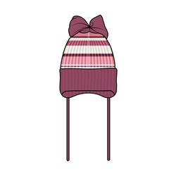 Шапка трикотажная для девочек