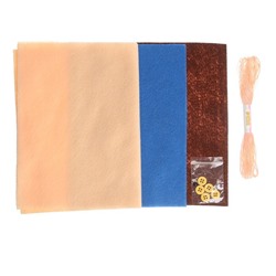 Набор для шитья. Игрушка из фетра своими руками «Мишка»