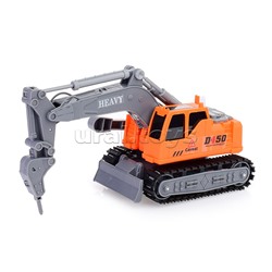 Машина "Бур" оранжевый, световые эффекты, в коробке