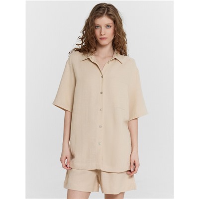 КОМПЛЕКТ ЖЕНСКИЙ (РУБАШКА, ШОРТЫ) 192007