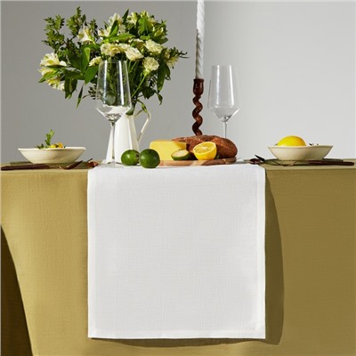 Дорожка SL HOME Facile, 40×142±3 см, лён 100%, 210 г/м²